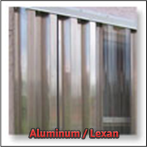 Aluminum / Lexan Hurricane Shutter